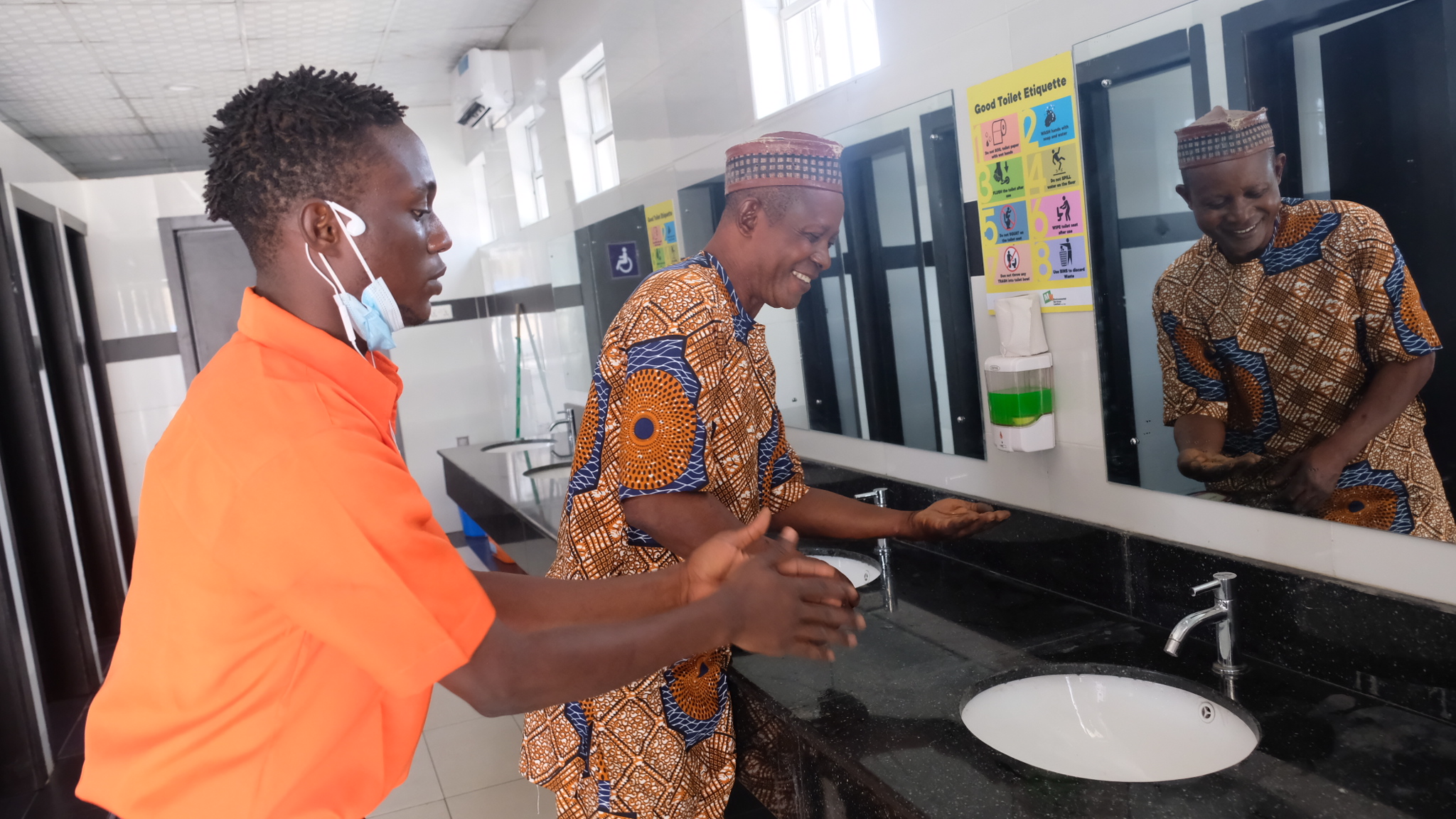 A satified user at Abule Egba facility.